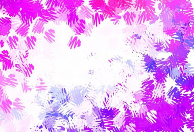 Koyu mavi, düz çizgileri olan kırmızı vektör düzeni. Soyut şablon üzerinde çizgileri olan renkli, parlak bir illüstrasyon. Meşgul web siteleriniz için şablon.