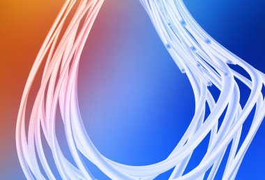 Açık mavi, kırmızı vektör bulanık desen. Soyut renkli gradyan çizimi. İşiniz için yeni tasarım.