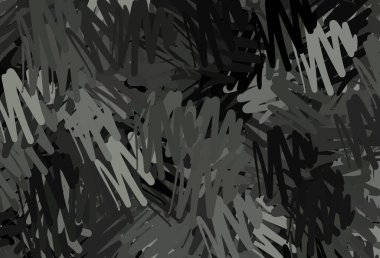 Tekrarlanan çubuklarla koyu gri vektör şablonu. Soyut şablon üzerinde çizgileri olan renkli, parlak bir illüstrasyon. Reklamınız, posteriniz, afişiniz için en iyi tasarım.
