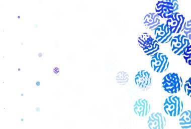 Çember şekilli açık pembe vektör düzeni. Soyut arka planda bulanık kabarcıklar ve renkli gradyan. Marka kitabınız için yeni şablon.