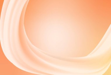 Light Orange vector glossy abstract layout. Colorful illustration in abstract style with gradient. Smart design for your work. clipart