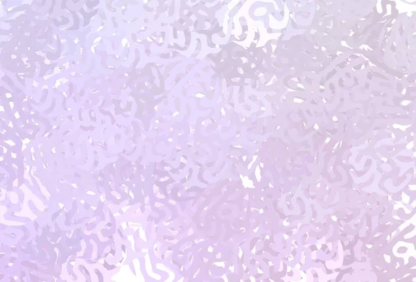 Світло Фіолетова Векторна Текстура Абстрактними Формами Проста Барвиста Ілюстрація Абстрактними — стоковий вектор
