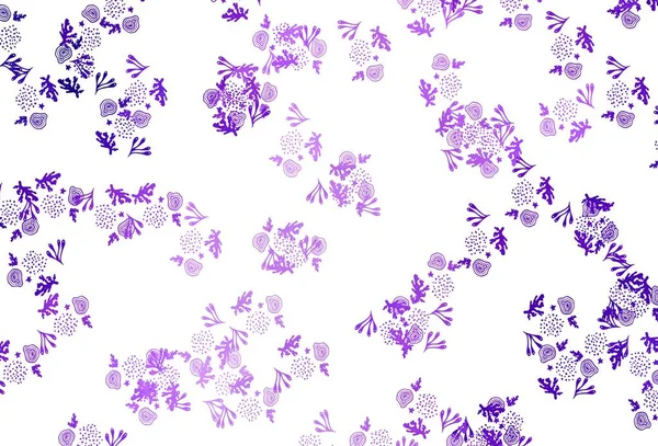 Світло Фіолетова Рожева Векторна Текстура Абстрактними Формами Проста Барвиста Ілюстрація — стоковий вектор