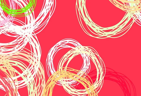 Světlá Růžová Žluté Vektorové Pozadí Skvrnami Třpytivé Abstraktní Ilustrace Rozmazanými — Stockový vektor