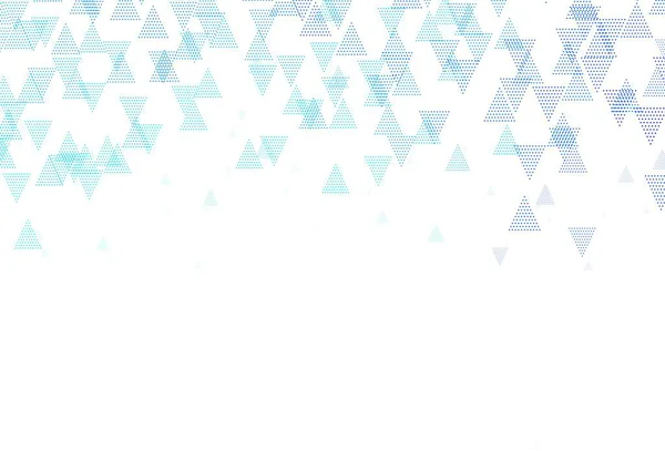 Texture Vettoriale Blu Chiaro Con Stile Triangolare Con Cerchi Illustrazione — Vettoriale Stock