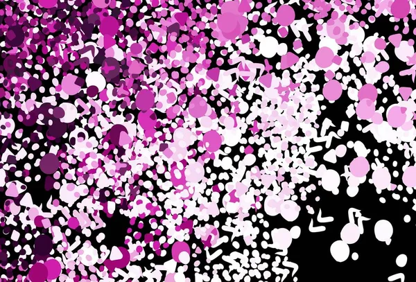 带有抽象形状的浅粉色矢量背景 装饰设计的抽象风格与随机形式 手机的背景 — 图库矢量图片