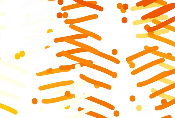 Heller Orangefarbener Vektorhintergrund Mit Streifen Glitzernde Abstrakte Illustration Mit Bunten — Stockvektor