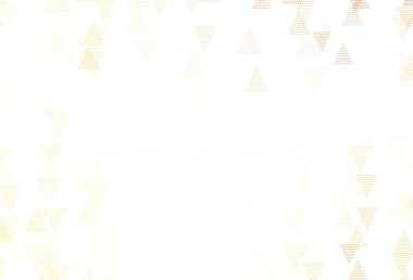 Üçgenli Light Orange vektör arkaplanı. Soyut arkaplanda renkli eğimli üçgenler. İniş sayfası için modern şablon.