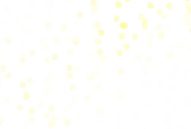 Açık Turuncu vektör arka planı ve güzel kar taneleri. Buz kristalleri ile soyut resimleme. Yeni yıl broşürleri için desen.