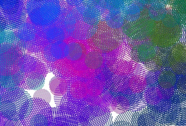 Светло Розовый Голубой Векторный Рисунок Сферами Размытые Пузыри Абстрактном Фоне — стоковый вектор