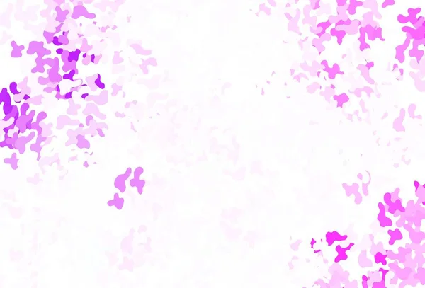 浅紫色矢量背景与孟菲斯形状 简单的彩色插图与抽象的渐变形状 手机的背景 — 图库矢量图片