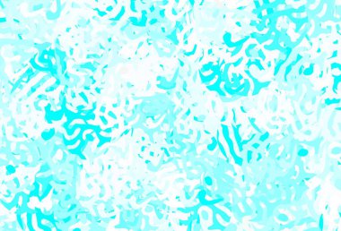 Soyut biçimlerde hafif BLUE vektör dokusu. Soyut tarzda rengarenk gradyan şekilleri olan bir resim. Duvar kağıtları için zarif tasarım.