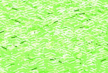 Açık yeşil, keskin çizgileri olan sarı vektör deseni. Renkli çubuklarla, soyut çizimler. Güzel geçmişiniz için şablon.