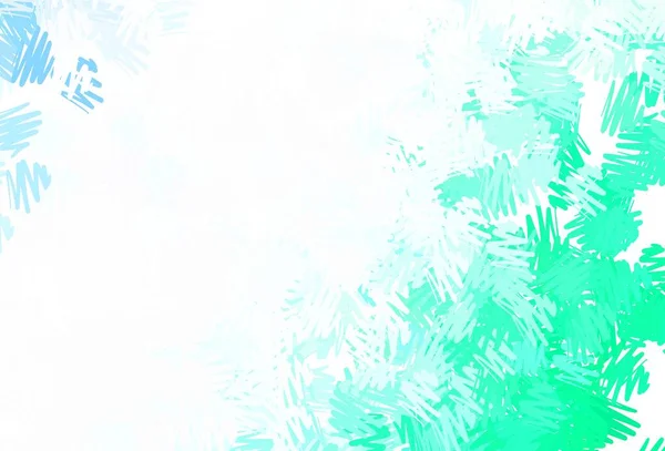 Bleu Foncé Agencement Vectoriel Vert Avec Lignes Plates Illustration Brillante — Image vectorielle