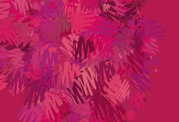 Patrón Vectorial Rosa Claro Con Líneas Afiladas Ilustración Abstracta Geométrica — Vector de stock