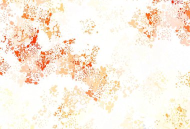 Memphis şekilli açık kırmızı vektör arkaplanı. Rastgele şekillerle soyut tarzda dekoratif tasarım. Web siteniz için basit tasarım.