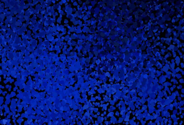 Темно Синий Векторный Узор Случайными Формами Иллюстрация Красочными Градиентными Формами — стоковый вектор