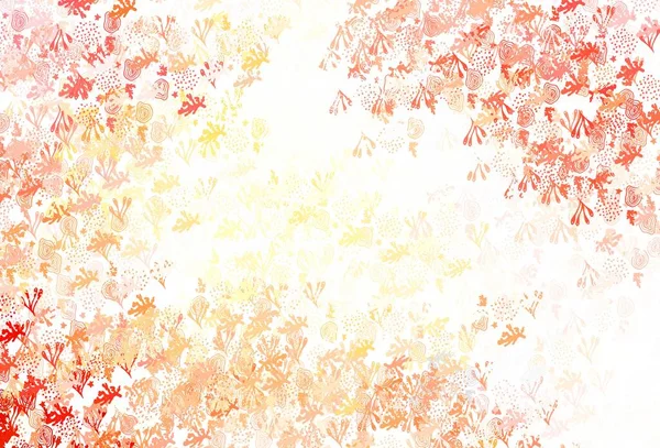 Світло Червоний Векторний Візерунок Випадковими Формами Сучасна Абстрактна Ілюстрація Різнокольоровими — стоковий вектор