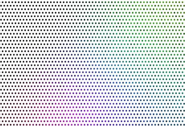 Lekeli koyu renkli vektör arkaplanı. Bulanık dekoratif tasarım baloncuklu soyut tarzda. Güzel web siteleri için desen.