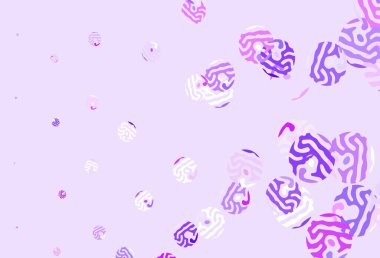 Açık Mor, benekli pembe vektör arkaplan. Soyut arka planda bulanık kabarcıklar ve renkli gradyan. İş ilanınız için tasarım.