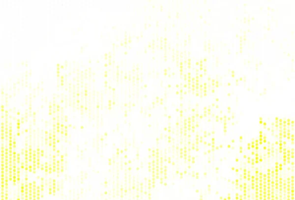 Világoszöld Sárga Vektor Sablon Körökkel Csillogó Absztrakt Illusztráció Elmosódott Esőcseppekkel — Stock Vector