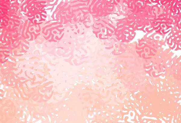 Светло Розовая Векторная Текстура Абстрактными Формами Простая Красочная Иллюстрация Абстрактными — стоковый вектор