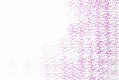 Noktalı açık pembe vektör arkaplanı. Bulanık dekoratif tasarım baloncuklu soyut tarzda. Güzel web siteleri için desen.