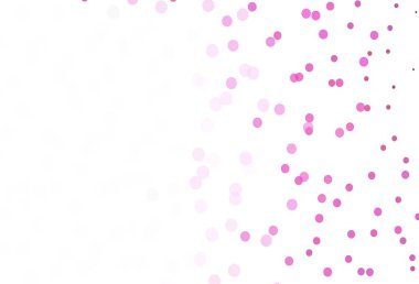 Xmas kar taneleriyle açık pembe vektör arkaplanı. Karlı Xmas tarzında renkli dekoratif tasarım. Yeni yıl broşürleri için desen.