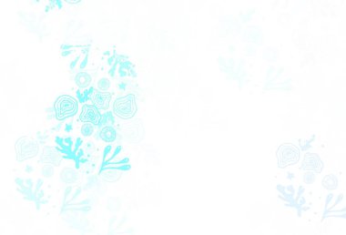 Soyut biçimlerde hafif BLUE vektör dokusu. Renkli rastgele şekillerle modern soyut illüstrasyon. Web siteniz için basit tasarım.