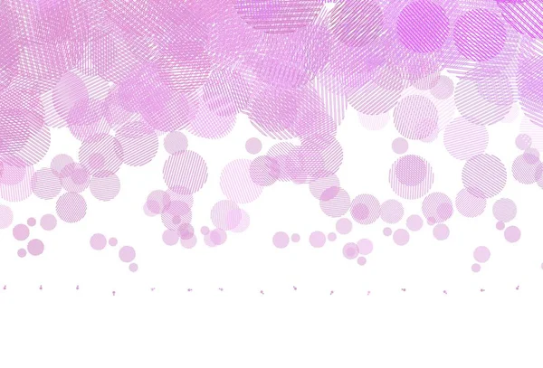 Hellrosa Vektorhintergrund Mit Flecken Schöne Farbige Illustration Mit Verschwommenen Kreisen — Stockvektor
