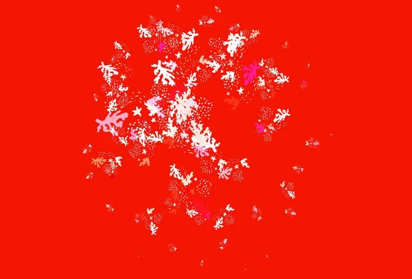 Светло Розовая Красная Векторная Текстура Абстрактными Формами Иллюстрация Красочными Градиентными — стоковый вектор