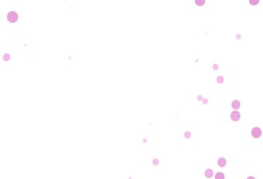 Noktalı açık pembe vektör arkaplanı. Doğa tarzında renkli baloncuklu soyut illüstrasyon. İş ilanınız için tasarım.