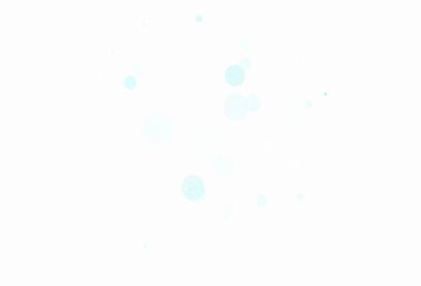 Açık mavi, daire şekilli yeşil vektör düzeni. Doğa tarzında bulanık halkaları olan güzel renkli çizimler. Fütürist reklamlar ve kitapçıklar için şablon.