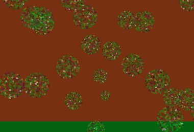 Açık yeşil, benekli kırmızı vektör arka plan. Renkli su damlaları olan modern soyut çizimler. Duvar kağıtlarının dokusu için desen.