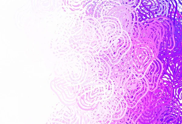 Modèle Vectoriel Violet Clair Avec Des Formes Aléatoires Illustration Colorée — Image vectorielle