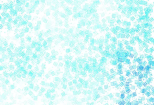 Texture Vectorielle Bleu Clair Avec Lignes Colorées Points Lignes Sur — Image vectorielle