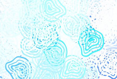 Memphis şekilli hafif MLUE vektör arkaplanı. Soyut gradyan şekilli basit renkli çizimler. Duvar kağıtları için zarif tasarım.