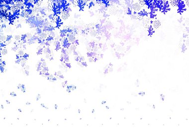 Kaotik şekilli açık mor vektör şablonu. Renkli rastgele şekillerle modern soyut illüstrasyon. Duvar kağıtları için zarif tasarım.