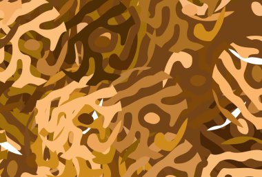 Soyut biçimlerde Light Orange vektör dokusu. Renkli rastgele şekillerle modern soyut illüstrasyon. Bir cep telefonu için arka plan.