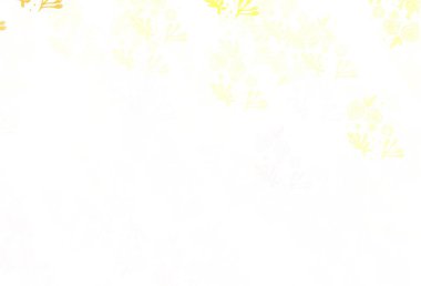 Açık Kırmızı, Memphis şekilli sarı vektör arkaplan. Rastgele şekillerle soyut tarzda dekoratif tasarım. Web siteniz için basit tasarım.