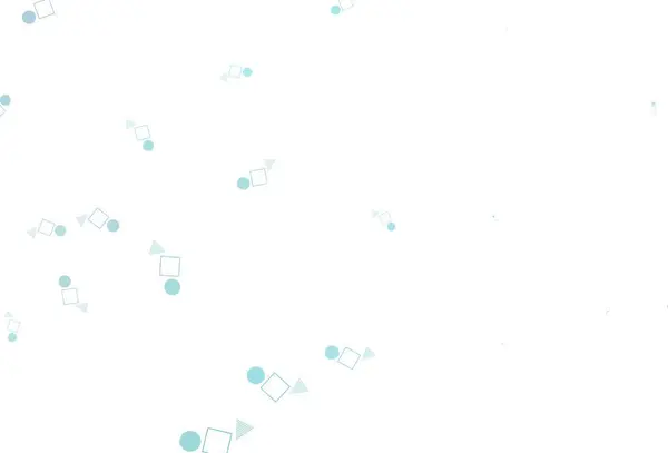 Светло Зеленый Векторный Фон Многоугольным Стилем Кругами Круги Линии Ромб — стоковый вектор