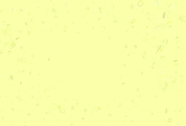 Verde Claro Amarillo Vector Telón Fondo Con Líneas Círculos Rombo — Archivo Imágenes Vectoriales
