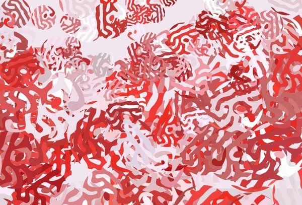 Светло Красный Векторный Узор Случайными Формами Красочные Хаотические Формы Градиентом — стоковый вектор