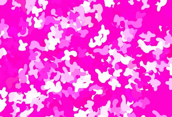 Fundo Vetor Rosa Claro Com Formas Memphis Ilustração Abstrata Moderna — Vetor de Stock