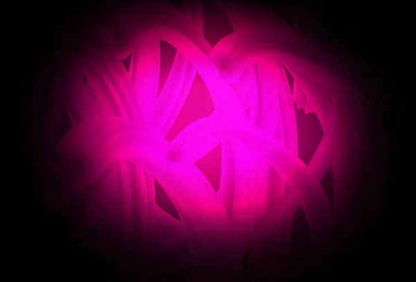 Темно Рожевий Векторний Фон Вигнутими Лініями Барвисті Ілюстрації Простому Стилі — стоковий вектор