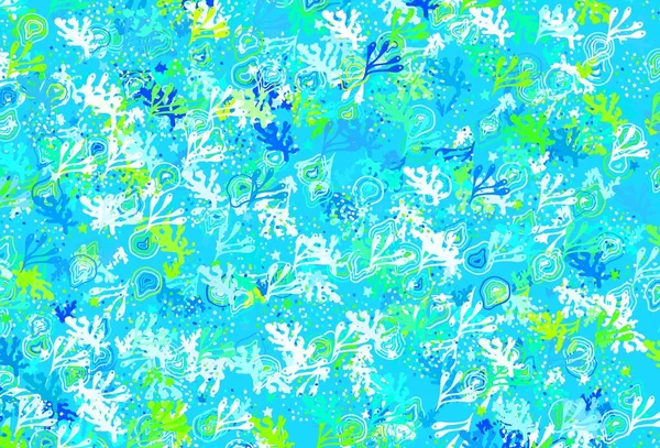 Светло Синий Зеленый Векторный Отскок Мемфисами Декоративный Дизайн Абстрактном Стиле — стоковый вектор