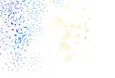 Yapraklı hafif çokrenkli vektör karalama deseni. Soyut şablondaki karalamalarla dekoratif illüstrasyon. Markan için şık bir model..