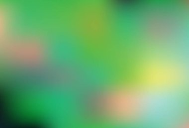 Açık yeşil, sarı vektör soyut düzeni. Gradyan ile modern soyut çizim. İşiniz için yepyeni bir tasarım..