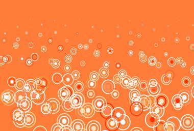 Küreleri ve çizgileri olan açık kırmızı vektör deseni. Daireleri ve çizgileri olan güzel renkli çizimler. Güzel web siteleri için desen.