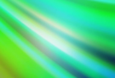 Açık yeşil vektör bulanık desen. Parlak renkli bir illüstrasyon. Tasarımının yeni yolu.